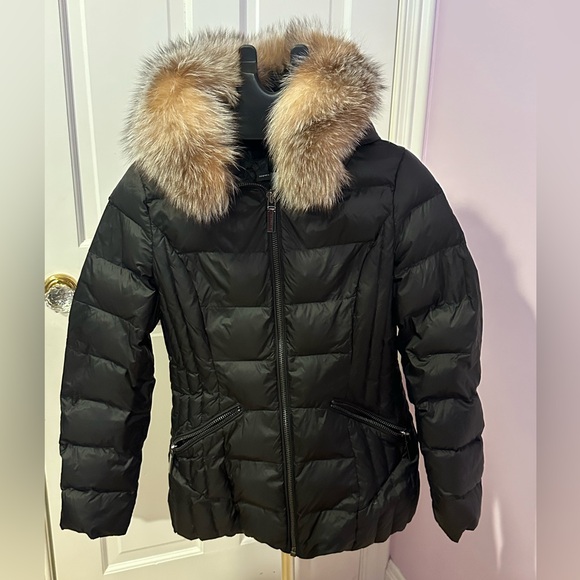Dawn Levy Nikki Puffer Jacket w Real Fur Hood size M